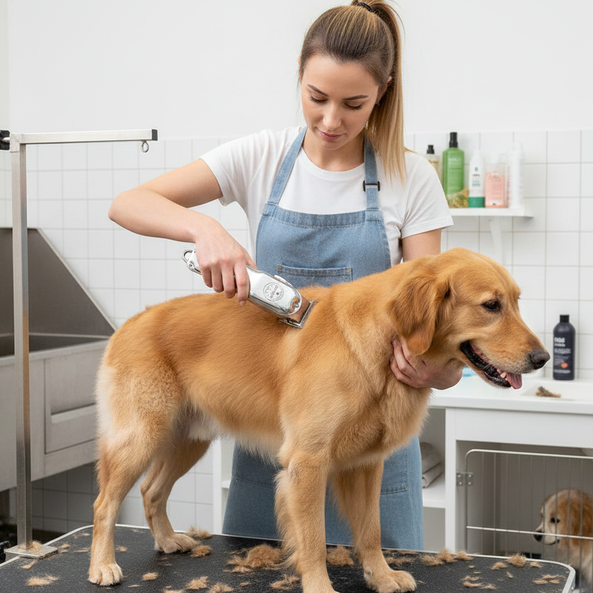 Tondeuse chien poil long