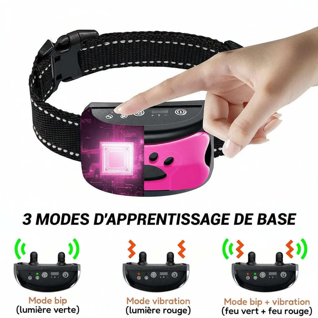 Collier anti aboiement par vibration